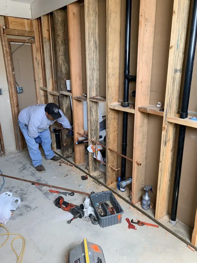 Commercial rough-in plumbing for Water Heater Replacement in North Miami Beach